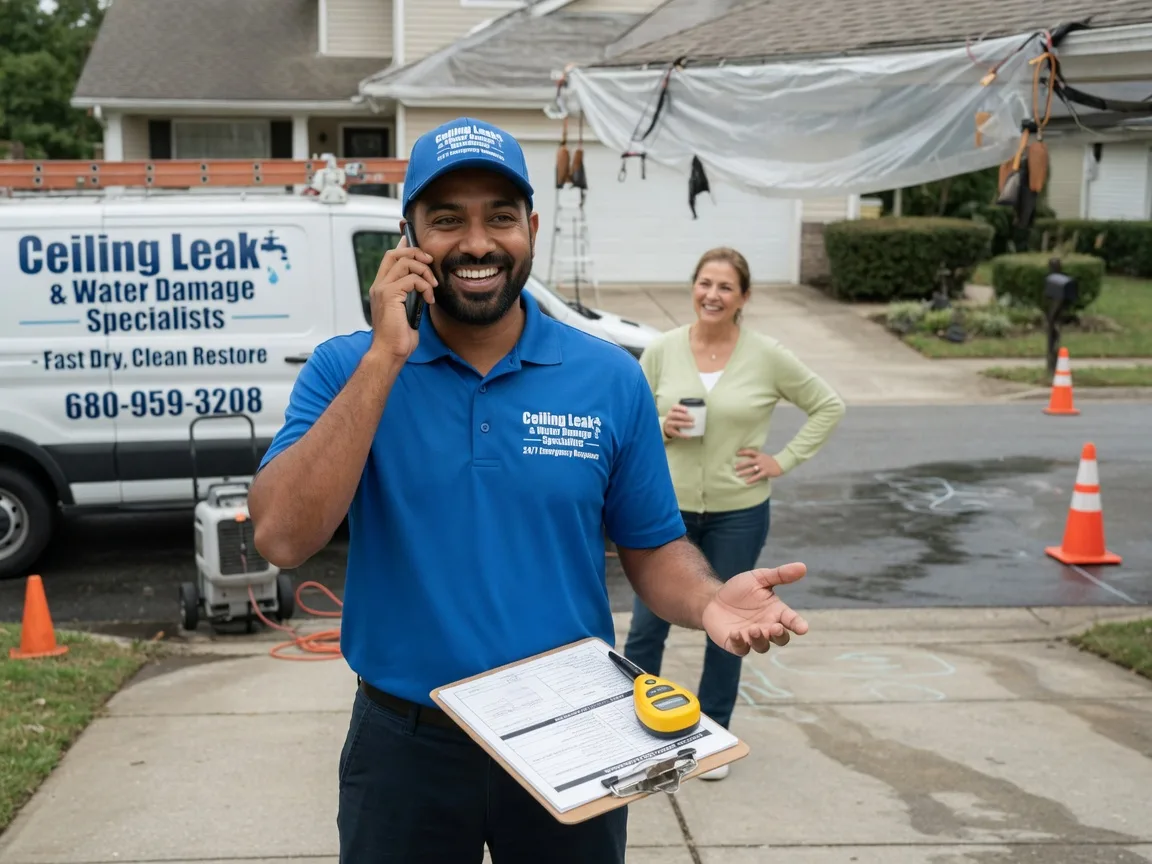 Ceiling Leak Cleanup Jonesboro, IN FAQs